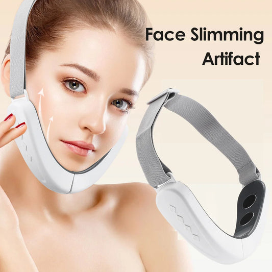 V Face Facial Massager, Intelligent Beauty Household Facial Massager, V-shaped Facial Lifting Firming Belt, Double Chin Reducer